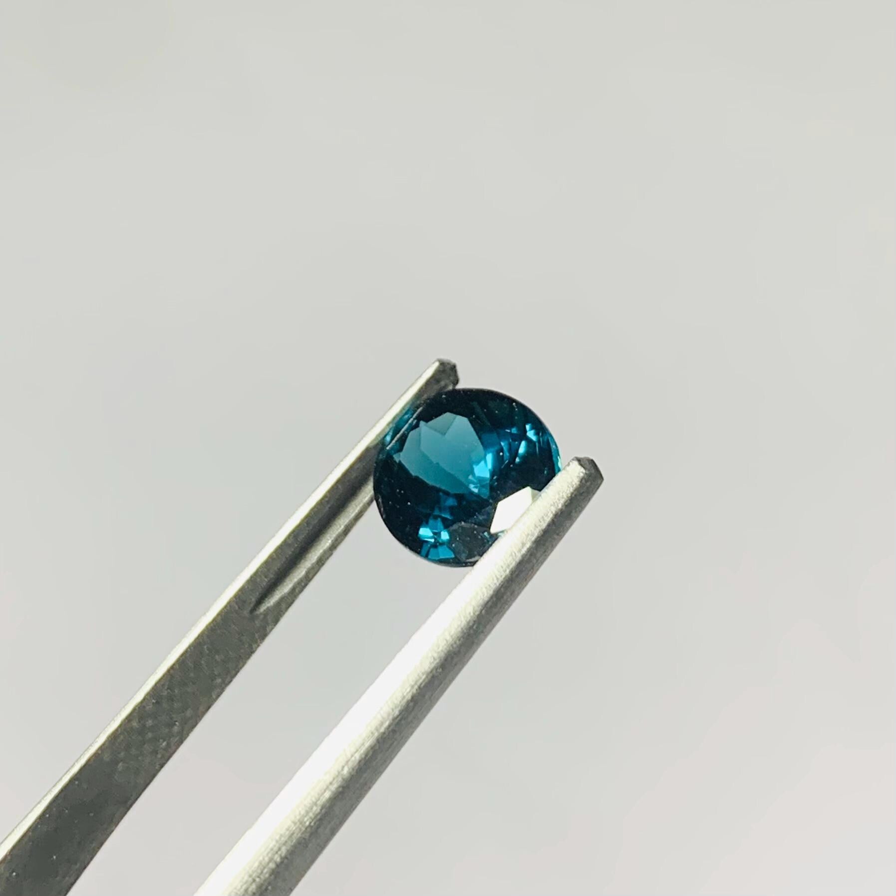 Natural Blue Tourmaline Faceted Oval Loose Gemstone 2.00 Carat AAA Blue Tourmaline Stone for Fine Jewelry Making