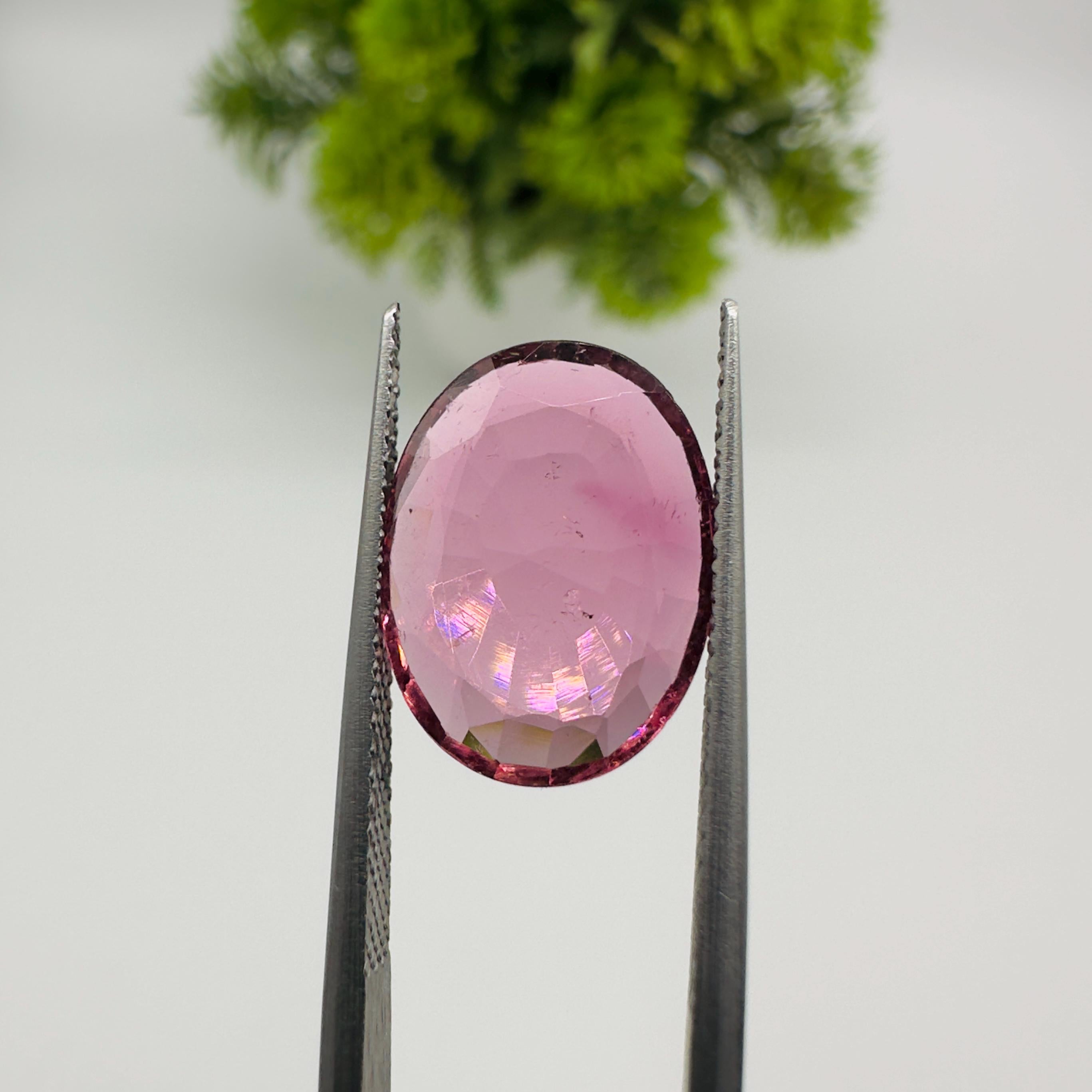 Natural Tourmaline Faceted Oval Cut Loose Gemstone 4.70 Carat AAA Tourmaline Stone for Fine Jewelry Making